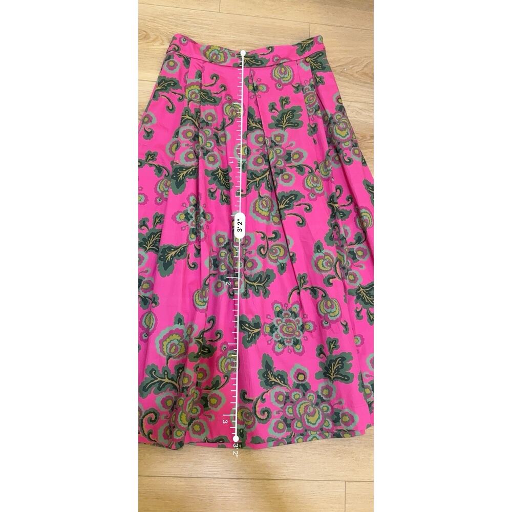 Boden Scarlett Floral Skirt Set Tank and Pleated Skirt - Size 10 - Excellent - Picture 12 of 12